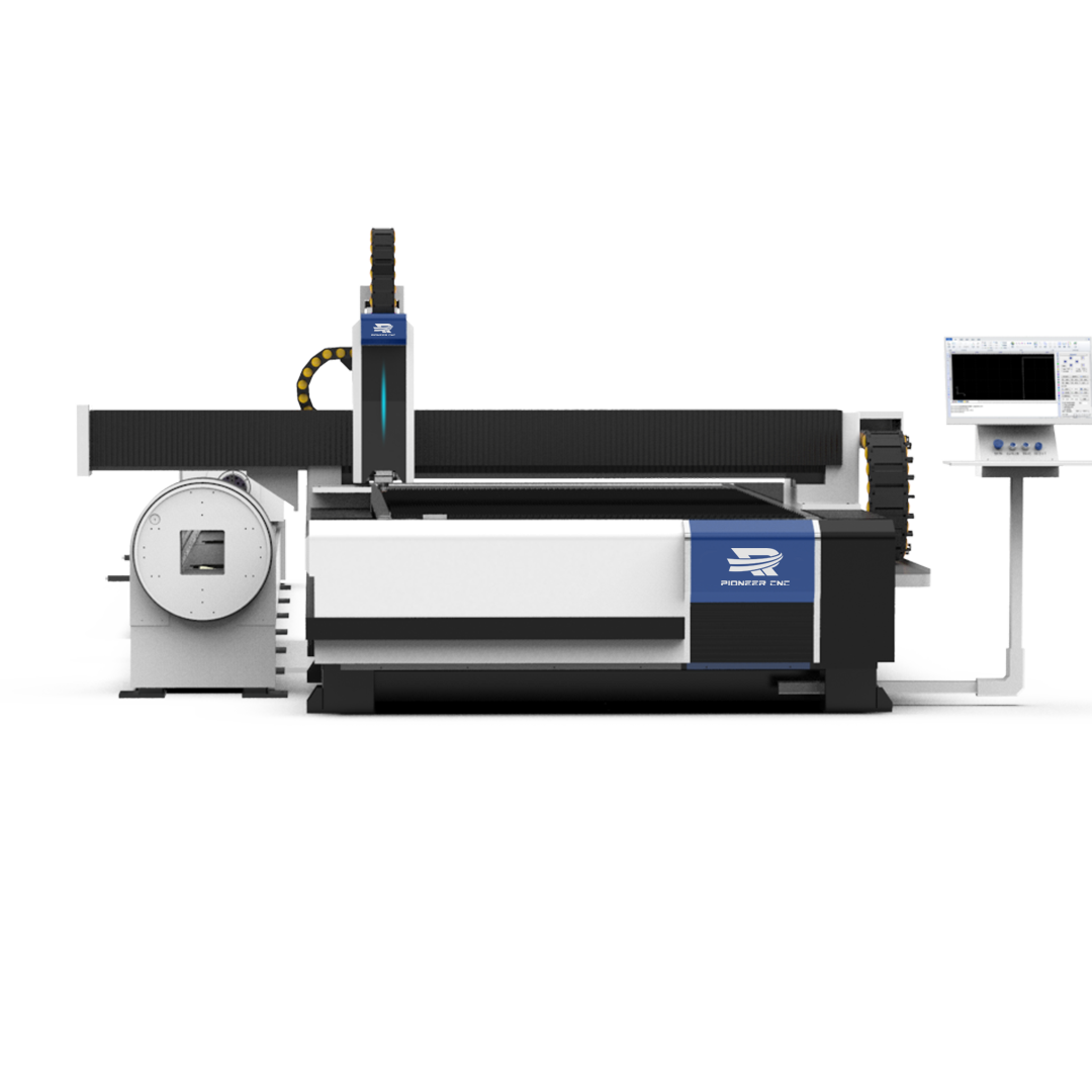 آلة قطع الألواح الأنبوبية بالليزر ذات المنصة المزدوجة